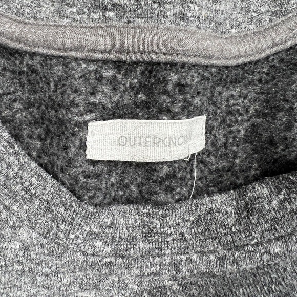 Outerknown Pullover Sweatshirt Crewneck Women’s Size Small Hemp Grey - Picture 3 of 5